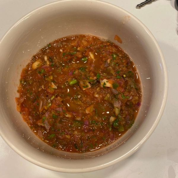 Air Fryer Roasted Salsa