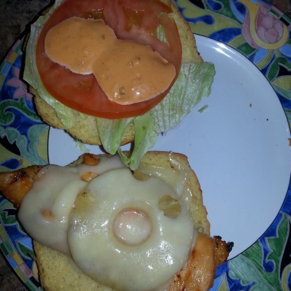 Grilled Hawaiian Chicken and Pineapple Sandwiches