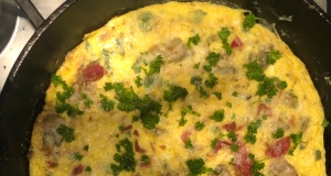 Hangtown Fry with Parmesan and Fresh Herbs