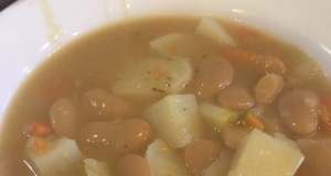 Luscious Lima Bean Soup