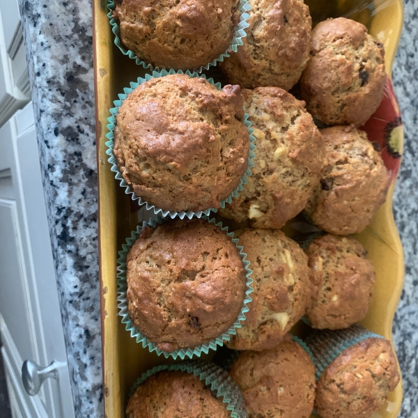 Bran Cereal Fruit Muffins