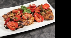 Grilled Chicken Breasts with Fresh Strawberry Salsa