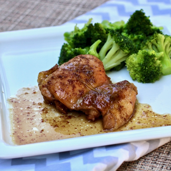 Baked Maple Chicken Thighs