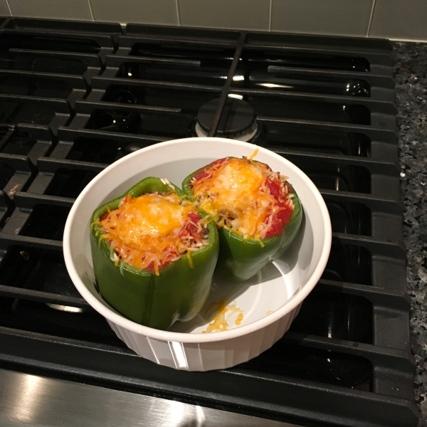 Easy Stuffed Green Peppers