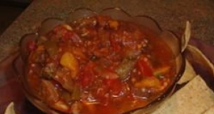 Eggplant Salsa and Homemade Pita Chips