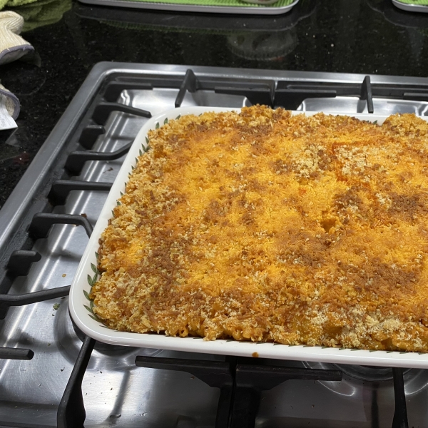 Baked Buffalo Chicken Mac and Cheese