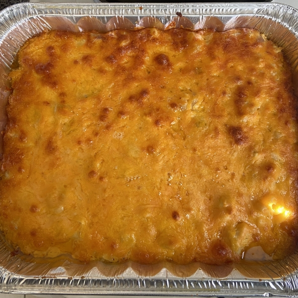 Baked Buffalo Chicken Mac and Cheese