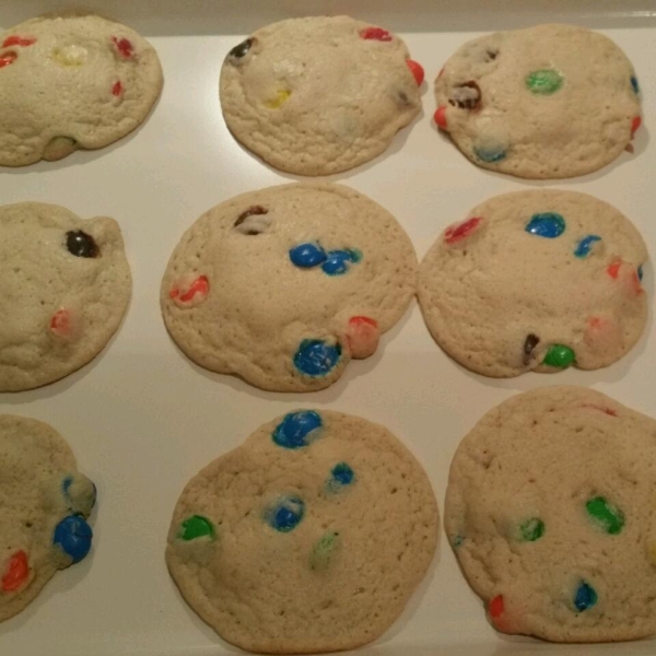 Candy-Coated Milk Chocolate Pieces Cookies II