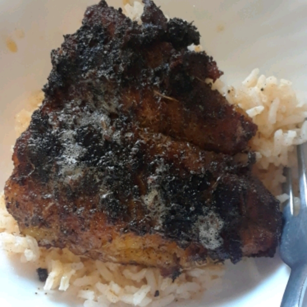 Blackened Catfish and Spicy Rice