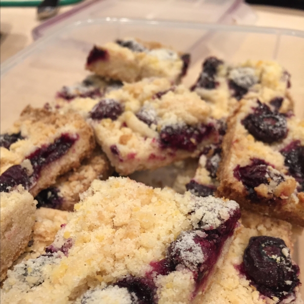 Blueberry Shortbread Bars