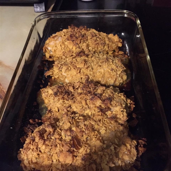 Crispy Baked Cereal Chicken