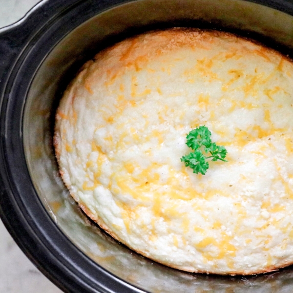 Slow Cooker Parmesan-Garlic Quick Bread