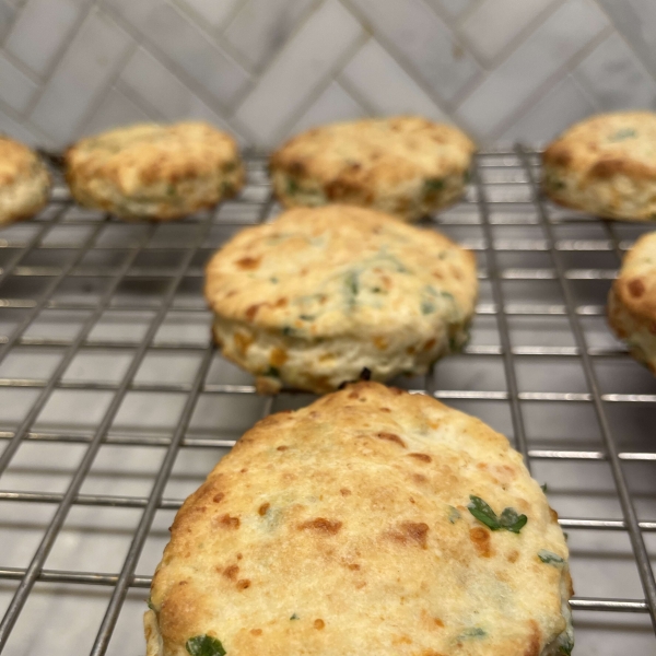 Cheddar-Thyme Flaky Biscuits