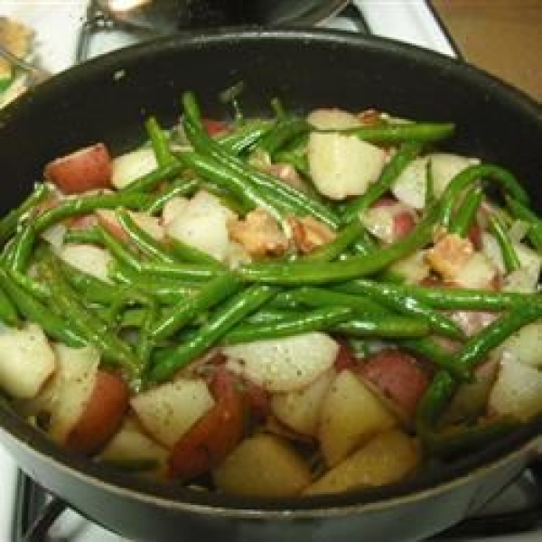 Country Style Green Beans with Red Potatoes