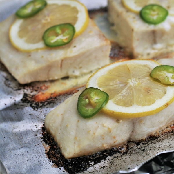 Grilled Red Snapper with Lemon and Jalapeno