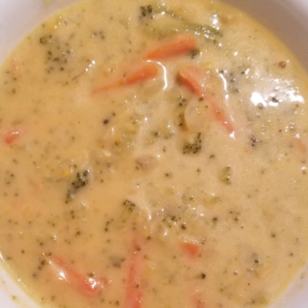 Emily's Broccoli Cheese Soup