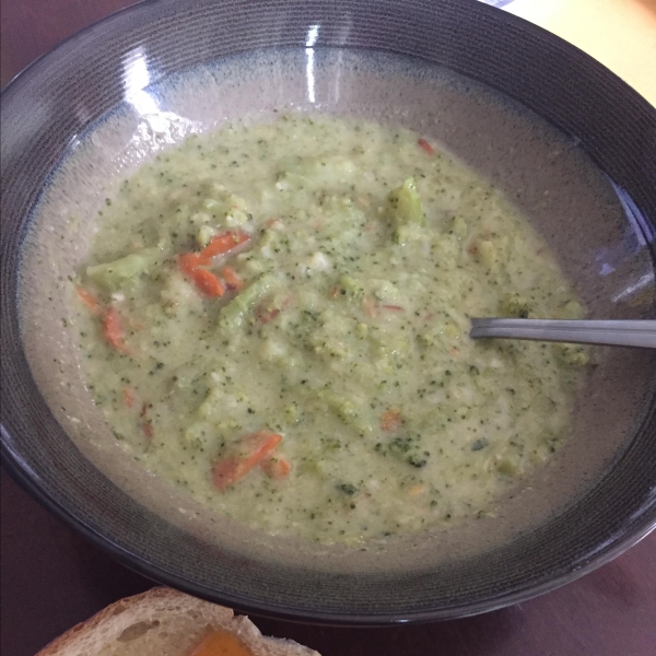 Emily's Broccoli Cheese Soup