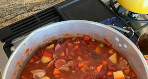 Quick Manhattan Clam Chowder