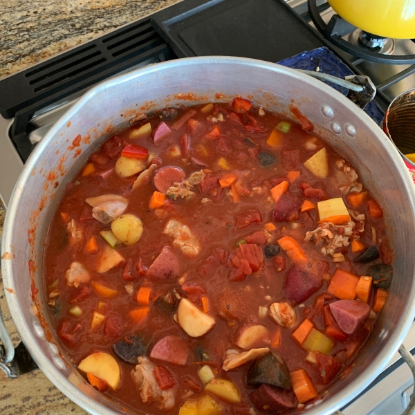 Quick Manhattan Clam Chowder