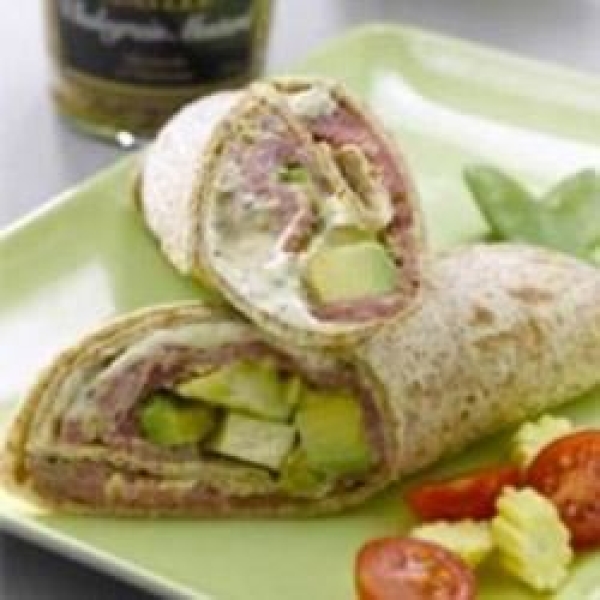 Roast Beef Wraps with Maille® Old Style Mustard