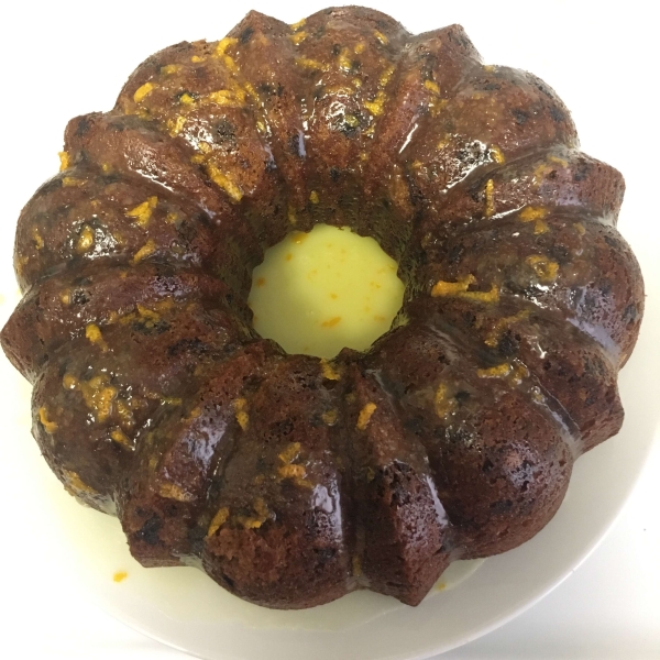 Olive Oil Cranberry Bundt Cake