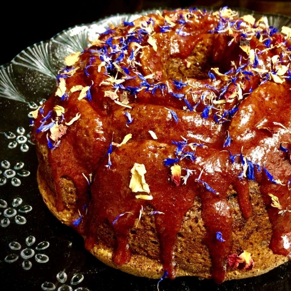 Olive Oil Cranberry Bundt Cake