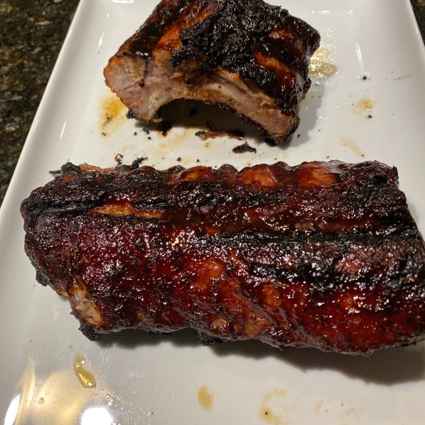 Southern Grilled Barbecued Ribs