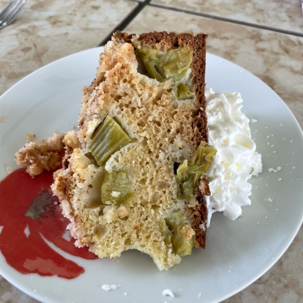 Oma's Rhubarb Cake