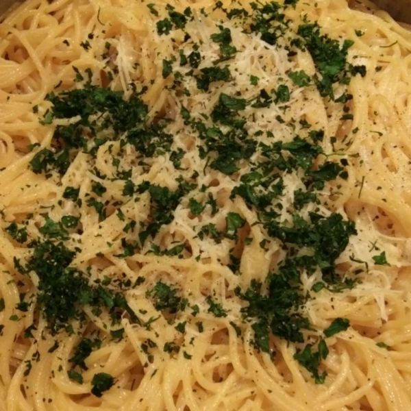 Lemon Parmesan Spaghetti