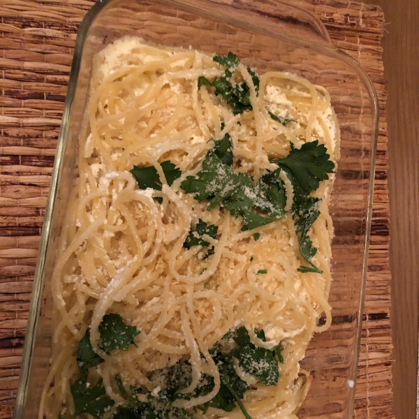 Lemon Parmesan Spaghetti