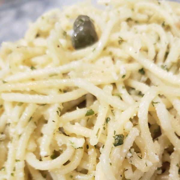 Lemon Parmesan Spaghetti