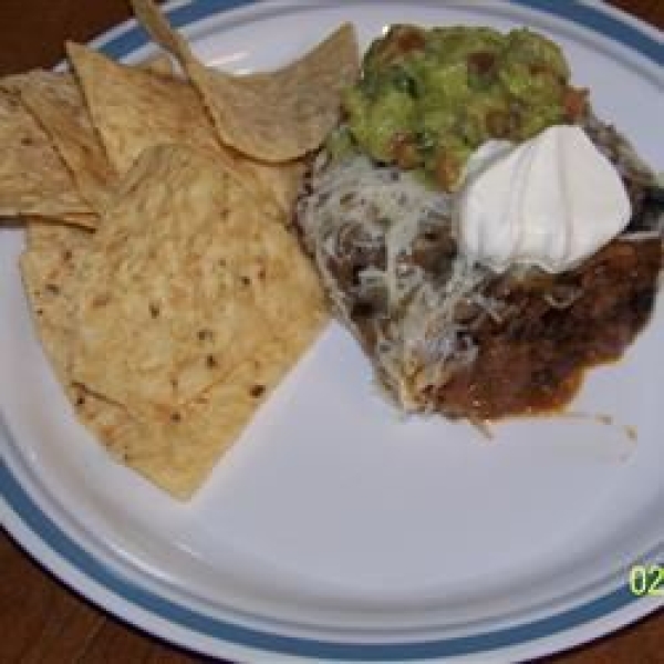 Ruthann's Beefy Bean Dip