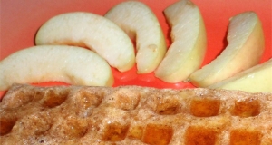 Dairy and Wheat Free Apple-Cinnamon Spelt Waffles