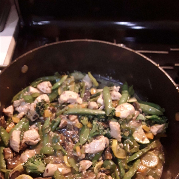 Stir-Fried Vegetables with Chicken or Pork