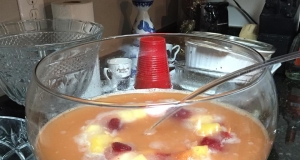 Champagne Peach Punch