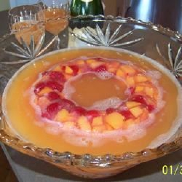 Champagne Peach Punch