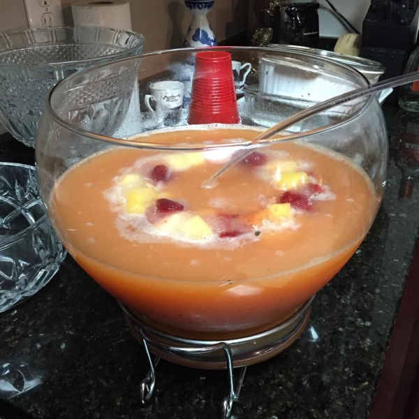 Champagne Peach Punch