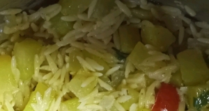 Zucchini Orzo