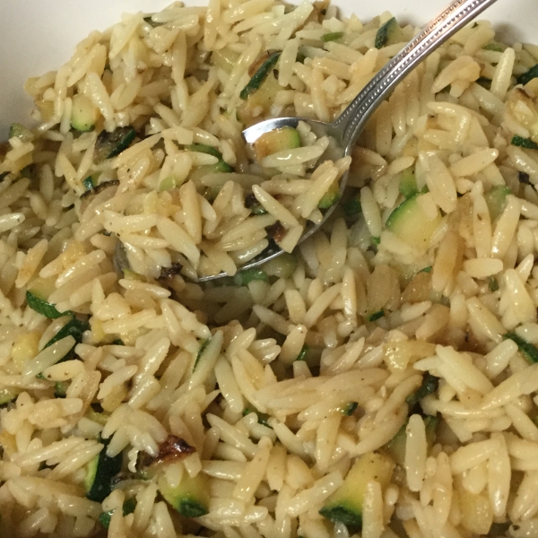 Zucchini Orzo