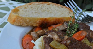 Beef Bourguignon Without the Burgundy
