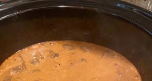 Creamy Slow Cooker Beef Stroganoff