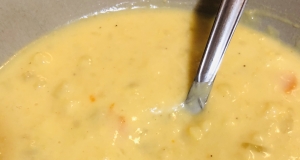 Vegetarian Broccoli and Cauliflower Soup