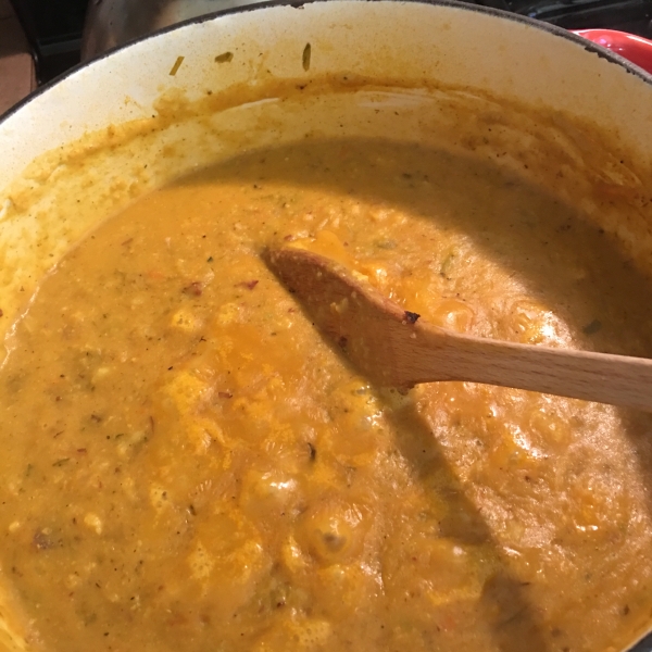 Vegetarian Broccoli and Cauliflower Soup