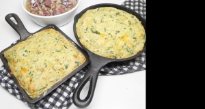 Spinach Artichoke Cornbread