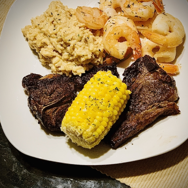 Grilled Lemon and Rosemary Lamb Chops