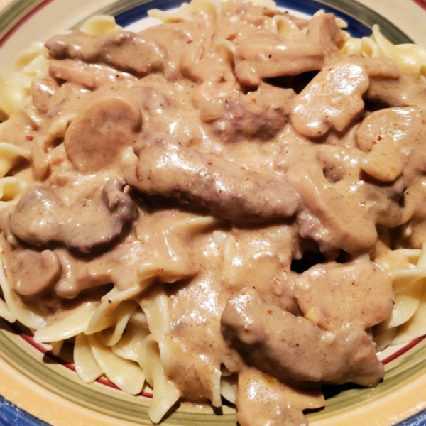 Elegant Beef Stroganoff