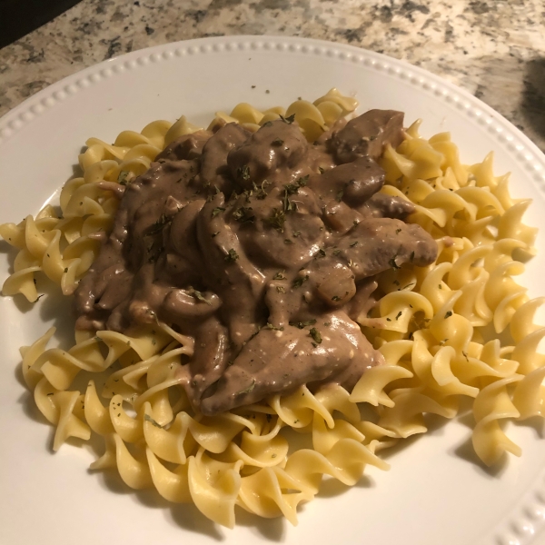 Elegant Beef Stroganoff
