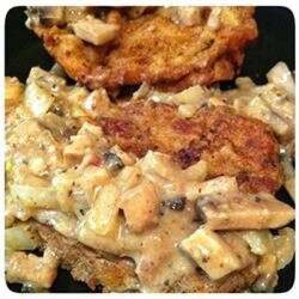 Country Fried Onion and Mushroom Steak