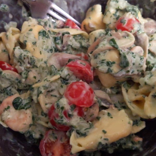 Creamy Spinach Tortellini