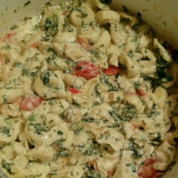 Creamy Spinach Tortellini